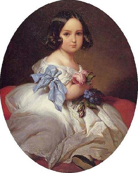 Franz Xaver Winterhalter Princess Charlotte of Belgium oil painting image